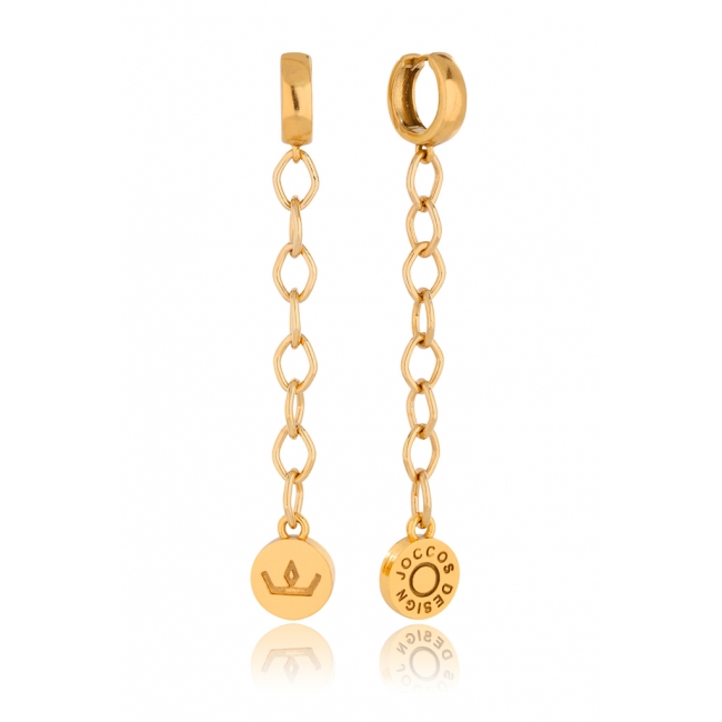 JD Long Dangle Earrings in Gold